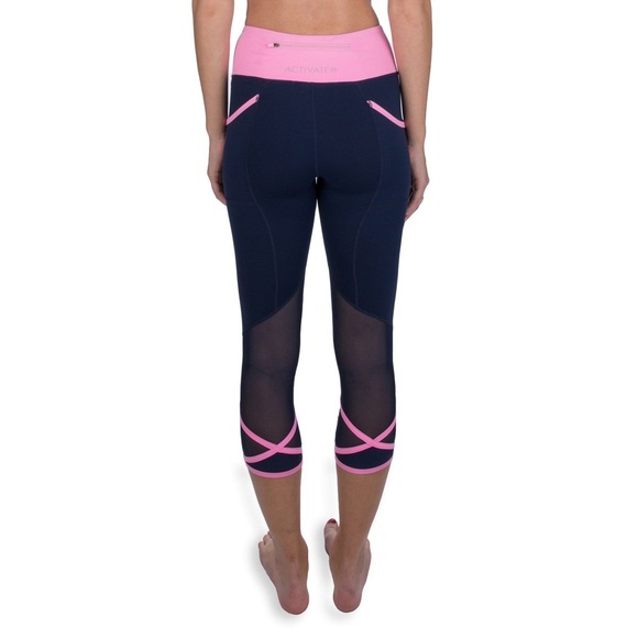 Lauren James Other - Lauren James Activate pink navy workout leggings